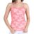 Women’s Seamless Lace Stretch Adjustable Camisole Top – Coral