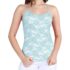 Women’s Seamless Lace Stretch Adjustable Camisole Top – Bamboo Green