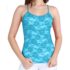 Women’s Seamless Lace Stretch Adjustable Camisole Top – Bamboo Green