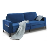 79-Inch Mid-Century Modern Loveseat Couch – Blue