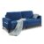 79-Inch Mid-Century Modern Loveseat Couch – Blue