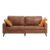79-Inch Mid-Century Modern Loveseat Couch – Brown