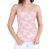 Women’s Seamless Lace Stretch Adjustable Camisole Top – Pastel Pink