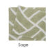 100% Cotton Plush Water Absorbent Bath Mat (2-Pack) – Mint