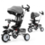6-in-1 Kids’ Baby Stroller Tricycle – Gray