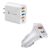 6-Foot Lightning Charging Cable with Car or Wall Adapter – Wall Charger + Car Charger (White)
