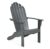 Solid Wood Adirondack Chair – Gray
