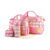 5-Piece Baby Diaper Bag Set – iMounTEK 5PCS Baby Nappy Bag Set Pink