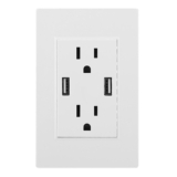 Dual USB Wall Outlet – iMounTEK Dual USB Wall Outlet White