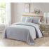 Bibb Home® 4-Piece Solid Reversible Quilt Set – Full/Queen – Navy