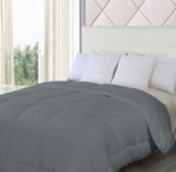 Waterford Home™ Down Alternative Comforter with Corner Ties – King – Gray