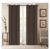 Denver Embossed Energy-Saving 63″ or 84″ Curtains – 63-Inch – Brown
