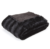 Soft Faux Fur Microplush Reversible Throw Blanket – 40 x 50 – Black