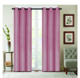 Denver Embossed Energy-Saving 63″ or 84″ Curtains – 84-Inch – Blush