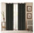Denver Embossed Energy-Saving 63″ or 84″ Curtains – 84-Inch – Black