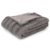 Soft Faux Fur Microplush Reversible Throw Blanket – 50 x 60 – Grey