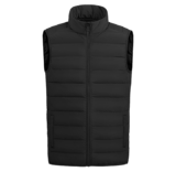 Menâ€™s Full-Zip Lightweight Puffer Vest Jacket – Black – 2XL