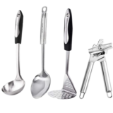 4-Piece Stainless Steel Cooking Utensils Set