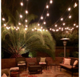 Waterproof 96-Foot LED Globe String Lights