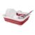 Collapsible Dish Drying Rack – Red