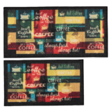 Non-Slip Rugs for Kitchen or Entryway (Set of 2) – Coffee Kitchen