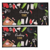 Non-Slip Rugs for Kitchen or Entryway (Set of 2) – Cooking Time