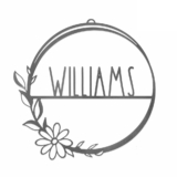 Personalized Flower Shop Metal Name Sign – Daisy