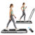 SuperFit™ 2-in-1 2.25HP Under Desk Electric Folding Treadmill with Remote Control – Silver