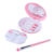 7-Piece Mini Makeup Brush Kit – Pink