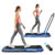 SuperFit™ 2-in-1 2.25HP Under Desk Electric Folding Treadmill with Remote Control – Navy Blue