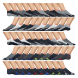 Men’s Active Low-Cut Ankle Socks (20- or 50-Pairs) – 50 Pairs