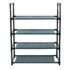 Space Saving 12 Pair Stackable Shoe Rack – Gray