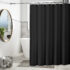 Mildew-Resistant Vinyl Shower Curtain Liner with Metal Grommets & Magnets (2-Pack) – Clear