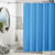Mildew-Resistant Vinyl Shower Curtain Liner with Metal Grommets & Magnets (2-Pack) – Blue