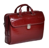 Siamod Servano 13″ Leather Tablet Briefcase – Red