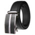 Men’s Stripe Buckle Adjustable Ratchet Belt – BLACK / LARGE(40-42)