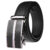 Men’s Stripe Buckle Adjustable Ratchet Belt – BLACK / LARGE(40-42)