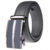Men’s Stripe Buckle Adjustable Ratchet Belt – GREY / SMALL(32-34)