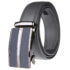 Men’s Stripe Buckle Adjustable Ratchet Belt – COGNAC / SMALL(32-34)