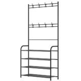 NewHomeâ„¢ Entryway Storage Rack  – NewHome Entryway Coat Hat Rack 4-Tier