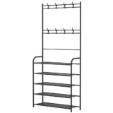 NewHomeâ„¢ Entryway Storage Rack  – NewHome Entryway Coat Hat Rack 5-Tier