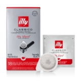 illyÂ® Coffee ESE Pods, 100% Arabica Coffee, 18 ct. (12-Pack) – Classico Medium Roast