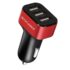 KOCASOÂ® 3-Port 30W High-Speed Car Charger Adapter – Silver