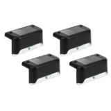 SolarekÂ® Outdoor Solar Powered LED Step Lights (4- or 8-Pack) – 4-Pack