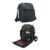 Multifunctional Canvas Bag With Adjustable Shoulder Strap – Black