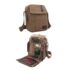 Multifunctional Canvas Bag With Adjustable Shoulder Strap – Khaki