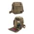 Multifunctional Canvas Bag With Adjustable Shoulder Strap – Blue