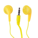 VIBE Color Tunes In-Ear Stereo Wired Earbuds – Yellow