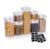 7-Piece Airtight Food Storage Container Set – White