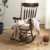 Wood Rocking Chair with Glossy Finish (Set of 2) – Rocking Chair CA